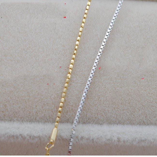 Collar Adjustment Chain 18K Gold Necklace Sleeve Chain Empty Holder DIY Accessories – Bild 7