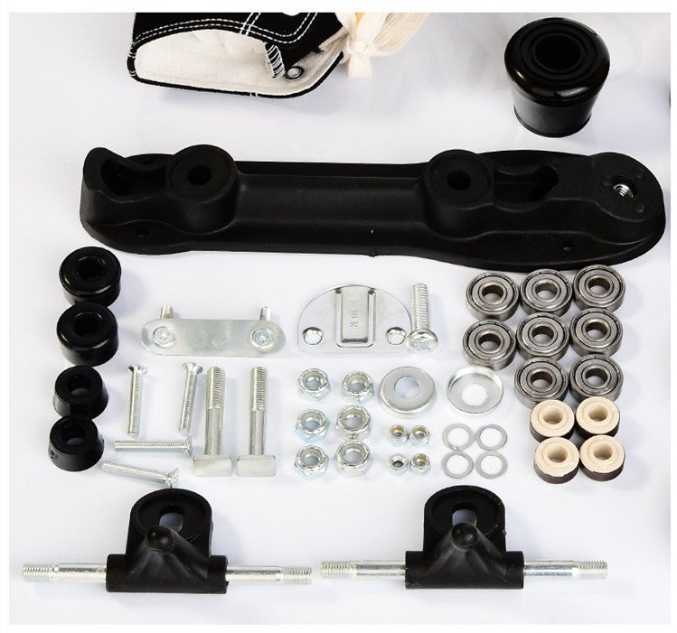 Camouflage Canvas Skates Double Row Four-wheeled Adult – Bild 7