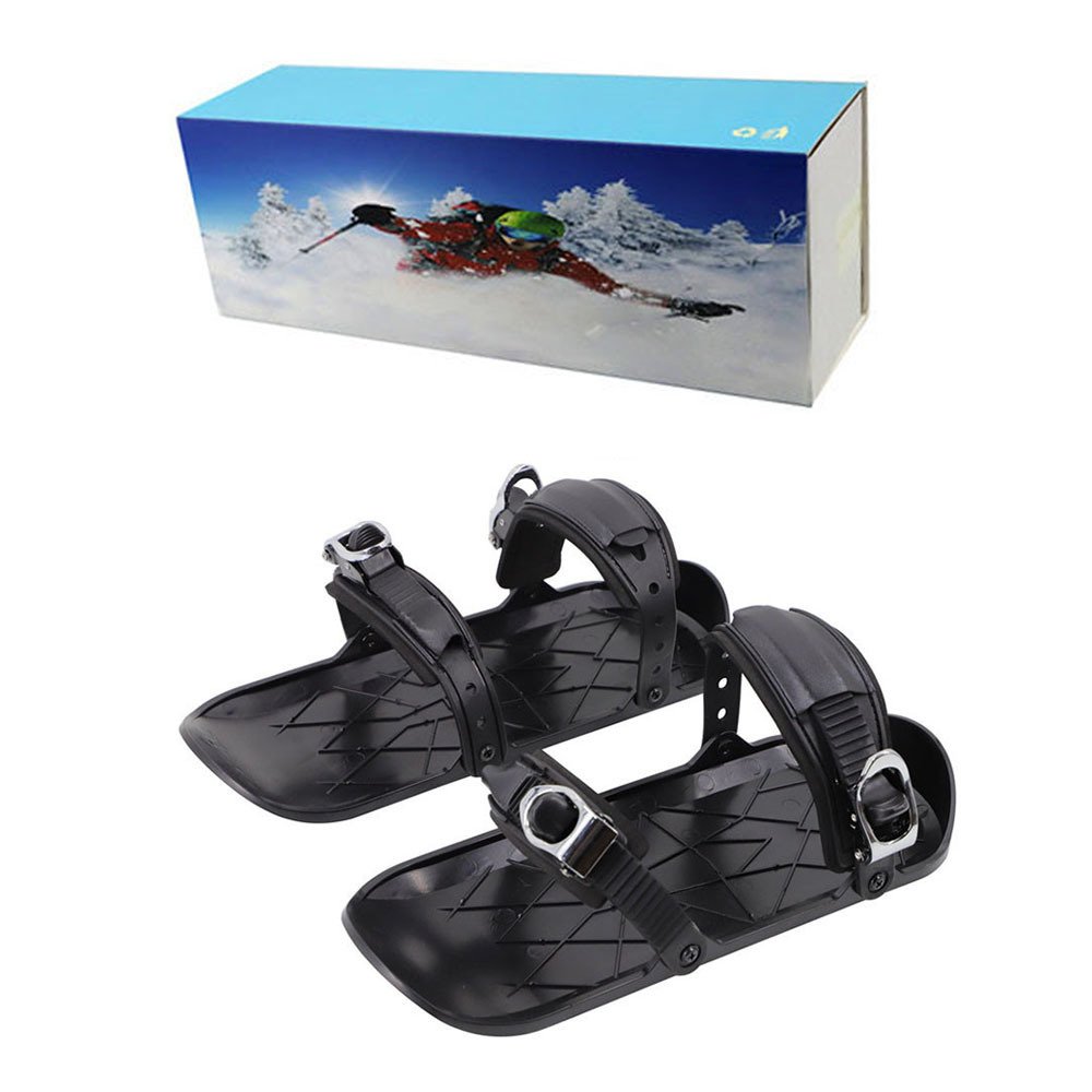 Mini Ski Skates Portable Short Skiboard Adjustable Skates Shoes For Snow – Bild 6
