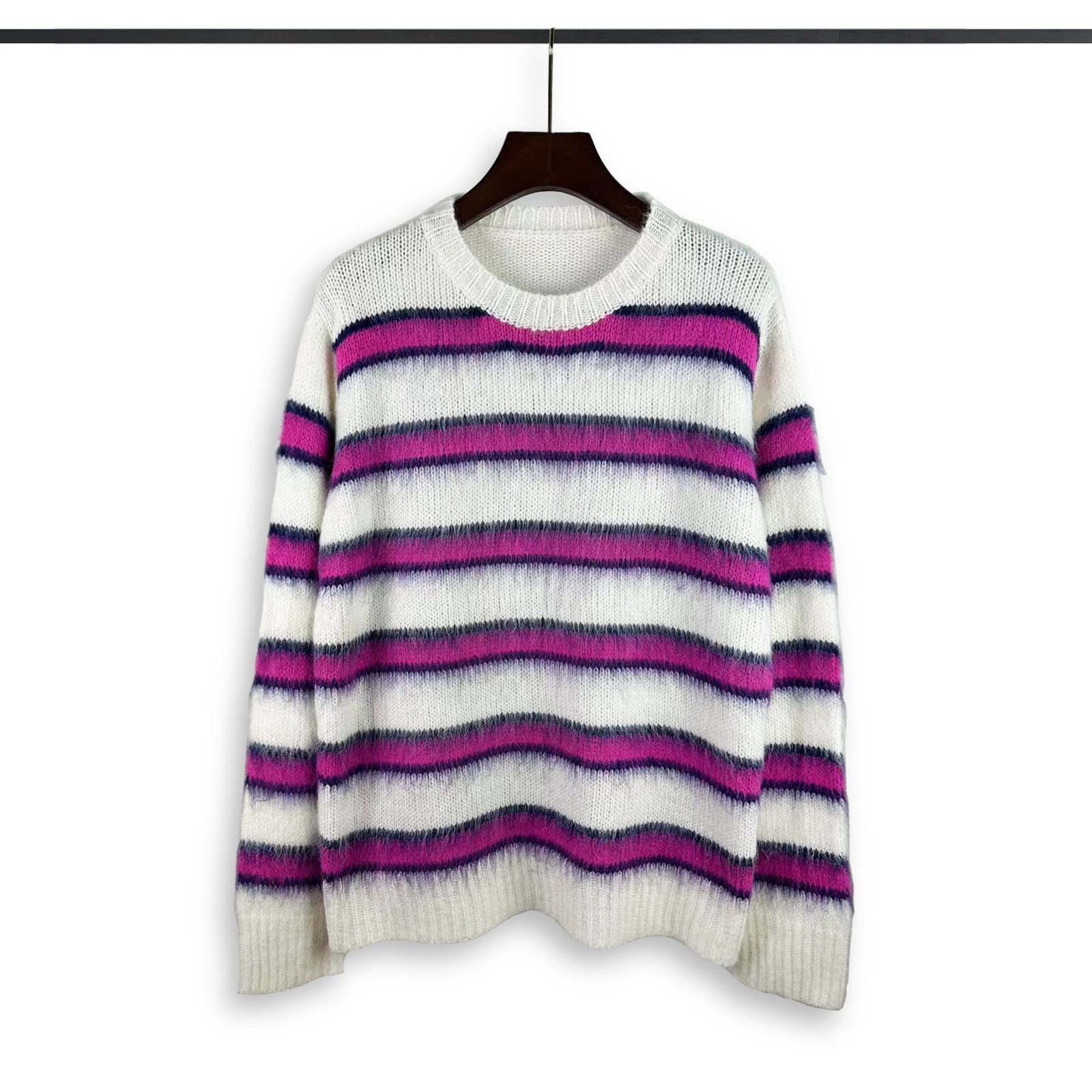 High Street American Style Trend Loose Striped Sweater – Bild 4