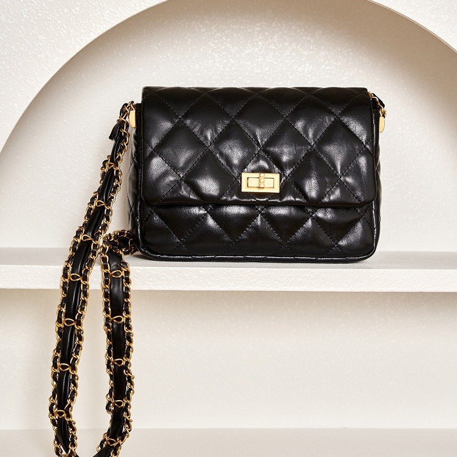 New Black Gold Castle Messenger Bag – Bild 2