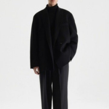 Gun Collar Double-faced Woolen Goods Woolen Suit Wool Coat For Men – Bild 5