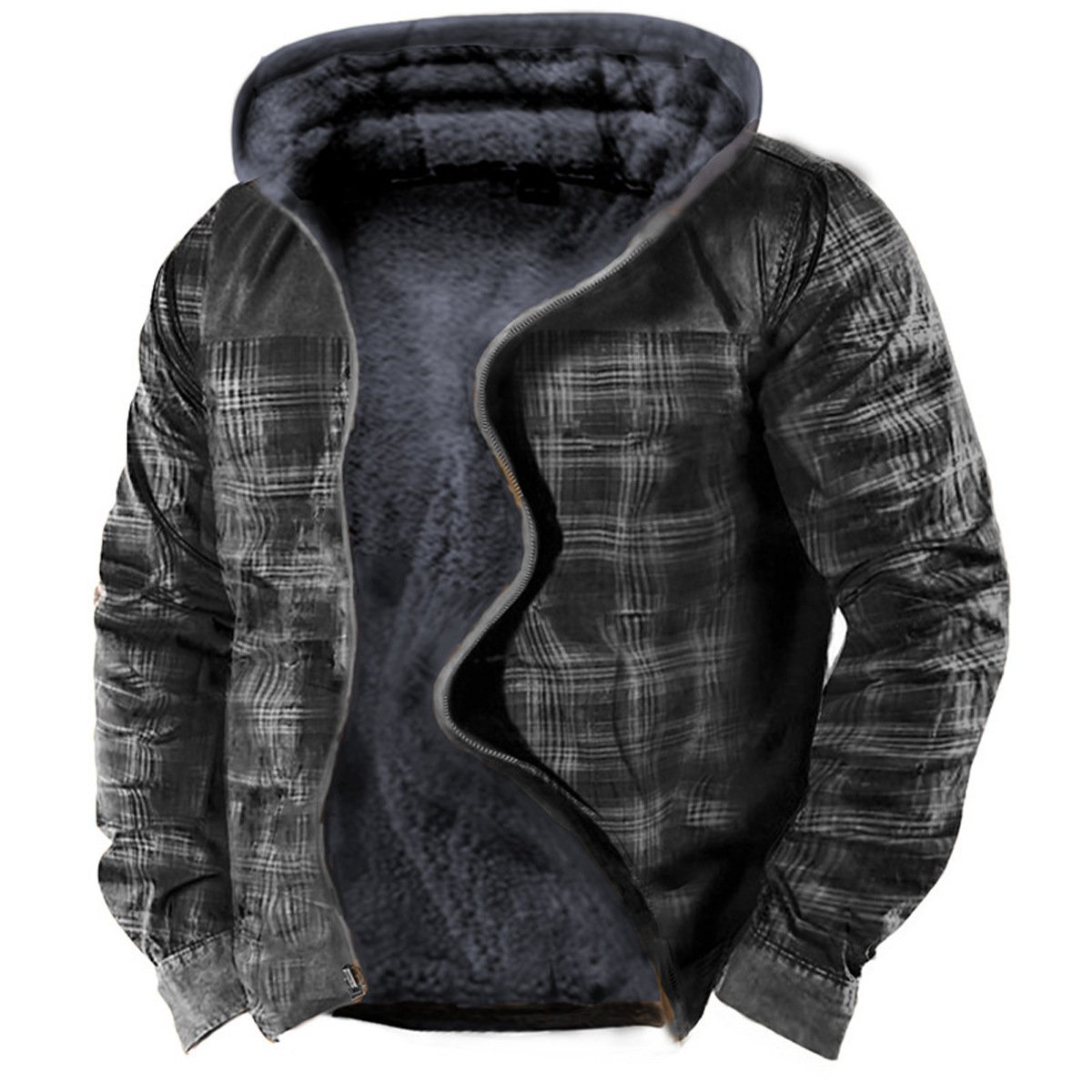 Men's Hooded Printed Sweater All-matching Loose – Bild 5