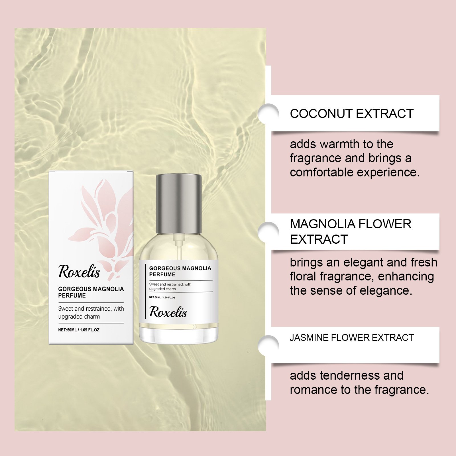 Magnolia Flower Perfume Behind The Ear Elegant – Bild 2