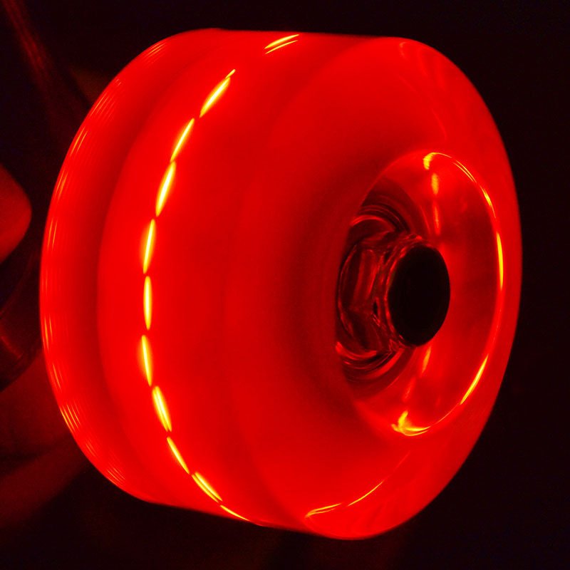 Flashing Wheels Four-wheel Roller Skates Accessories Skateboard Rollers – Bild 5