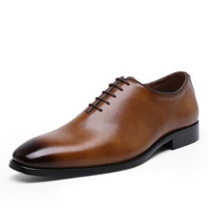 Men's Cowhide Business Casual Rubber Shoes