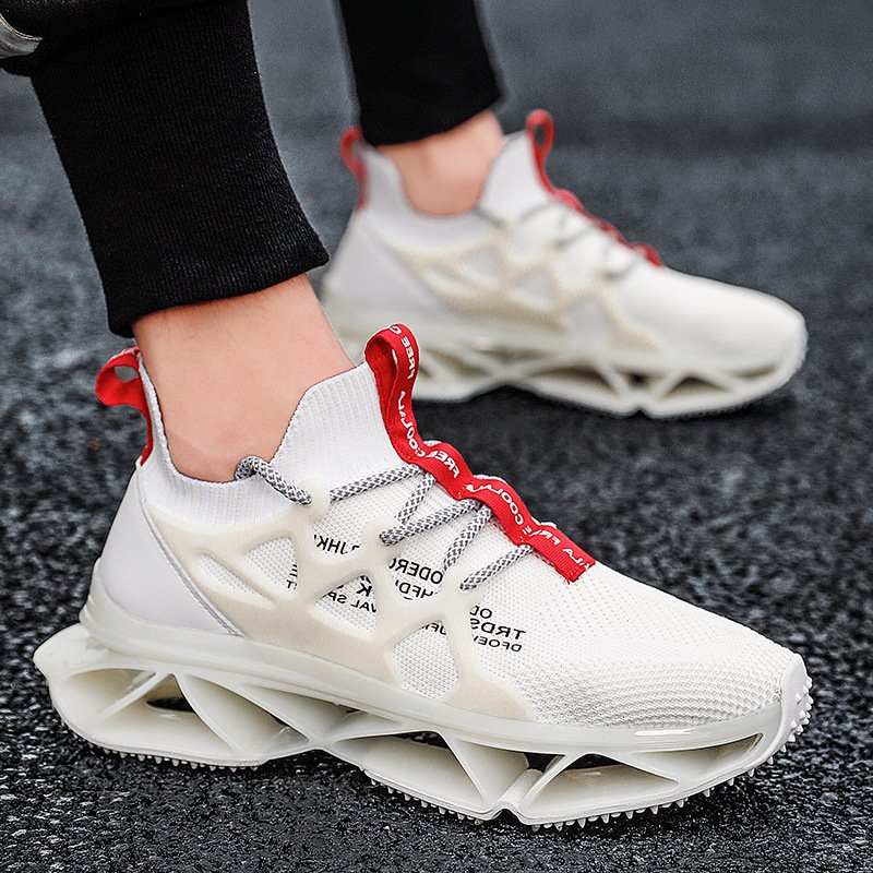 Knife Edge Sneakers Flying Woven Running Shoes – Bild 4