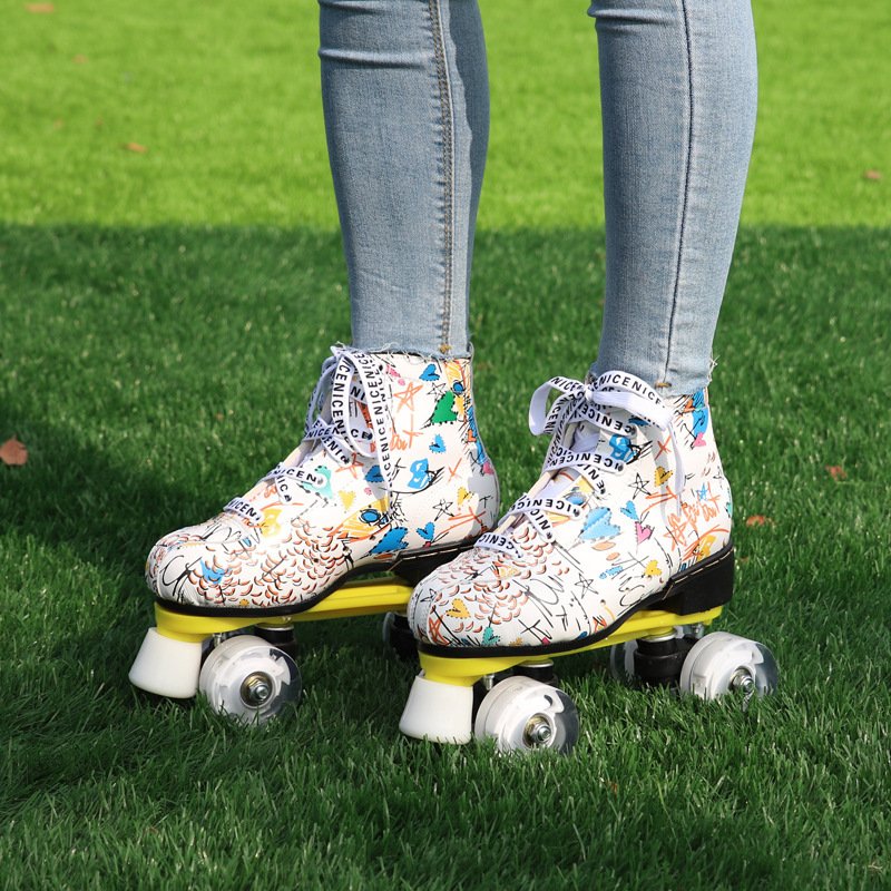 New Cool Roller Skates Double Row Skates – Bild 5