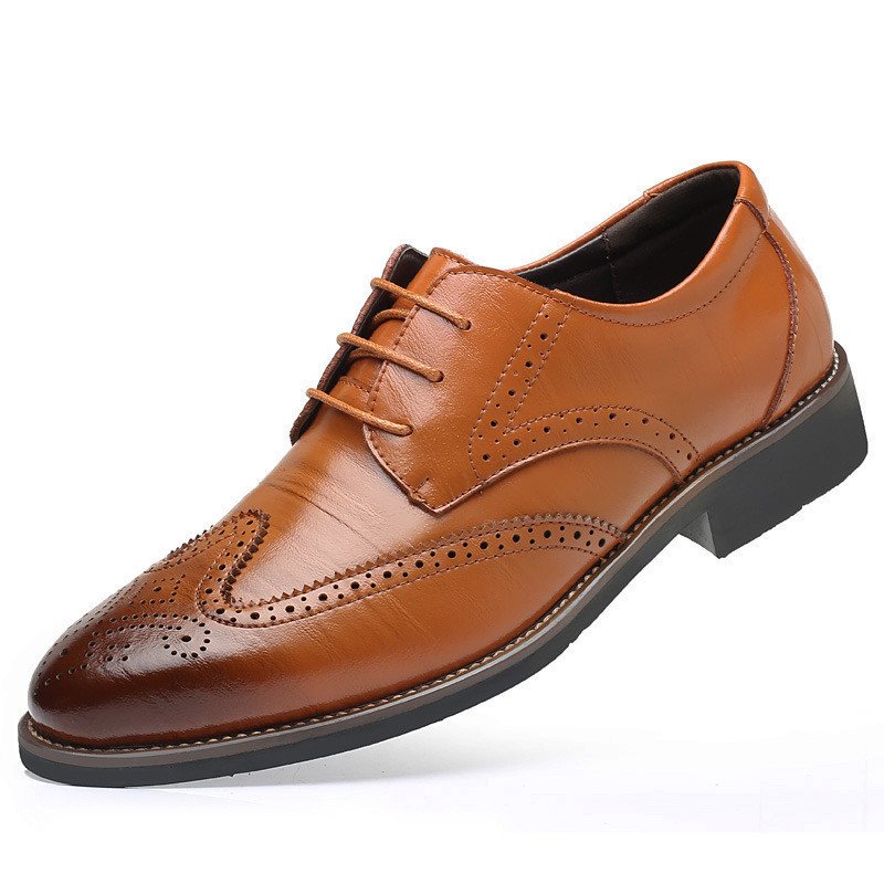 European And American Men's Fashion Business Casual Leather Shoes – Bild 6