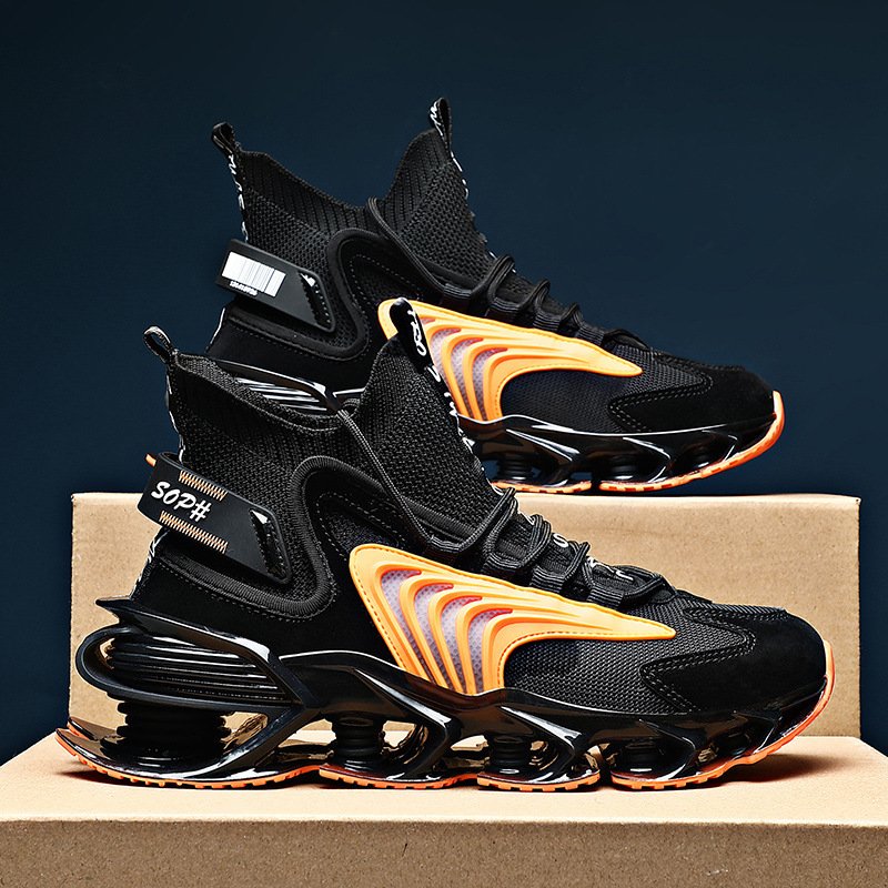 Blade Shoes Men Spring New Personality Trend Color Matching Casual Shoes Ins Breathable Sports Running Shoes Men – Bild 3