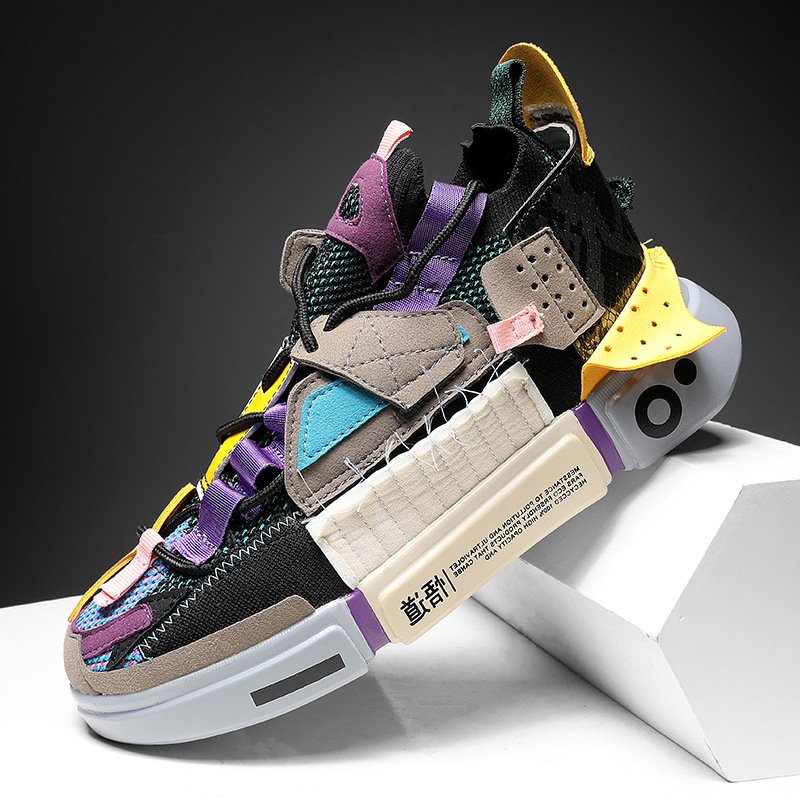 Men's Sports Shoes Thick-soled Shoes Wish Old Shoes Men – Bild 4