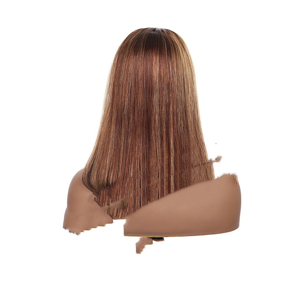 Piano Color Bob Headgear Real Hair – Bild 4