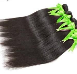 Real Hair Wig Straight Hair Natural Color Europe And America Brazil Straight Hair Curtain