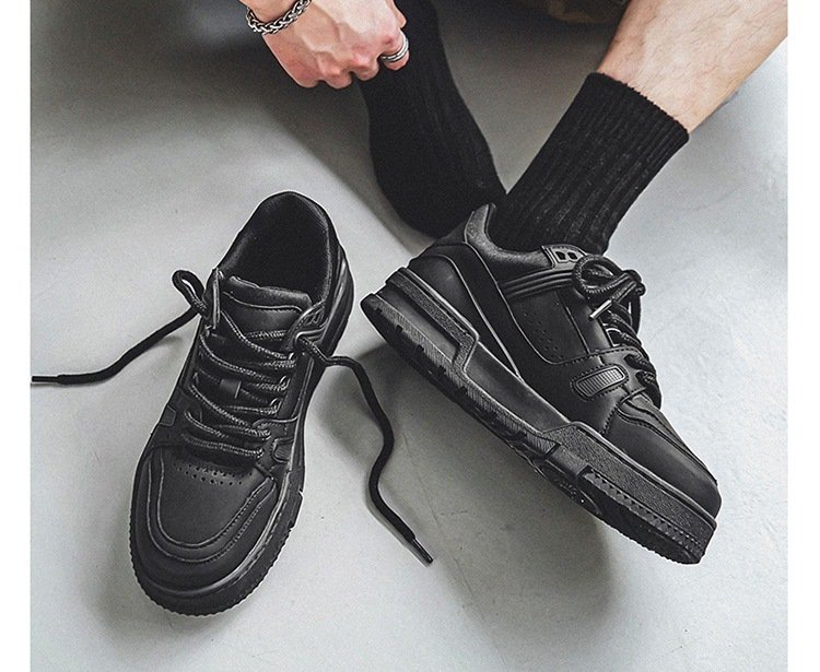 Black American Retro Platform Sports Board Shoes – Bild 7