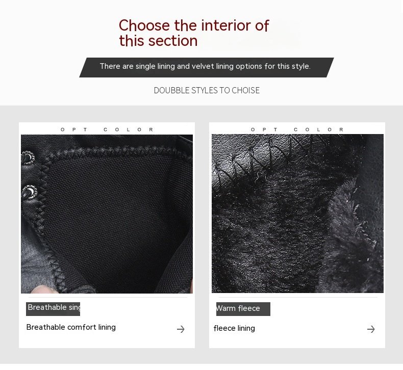 Autumn And Winter Cowhide Casual Men's Boots Thick Bottom Round Toe Warm – Bild 10