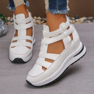 Women's Close-toed Hollow-out Sandals Summer Fashion Platform Shoes