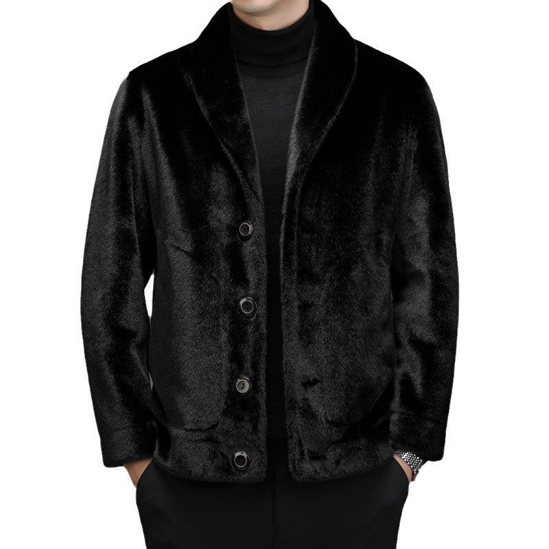 Padded Coat Fur Integrated Double-sided Top – Bild 5