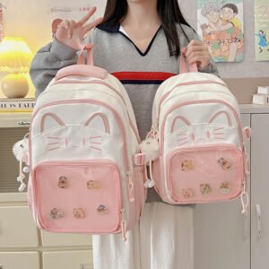 Korean Version Cartoon Large Capacity Casual Backpack