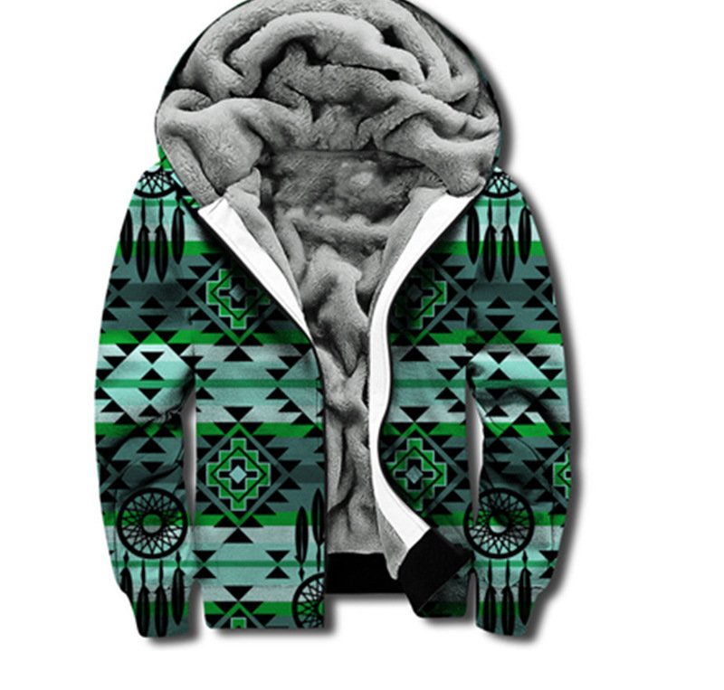 Men's Hooded Printed Sweater All-matching Loose – Bild 4