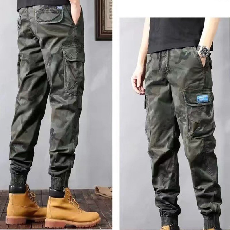 Camouflage Cargo Pants Men's Trousers With Pockets Fashion Casual Loose Tapered Pants – Bild 6