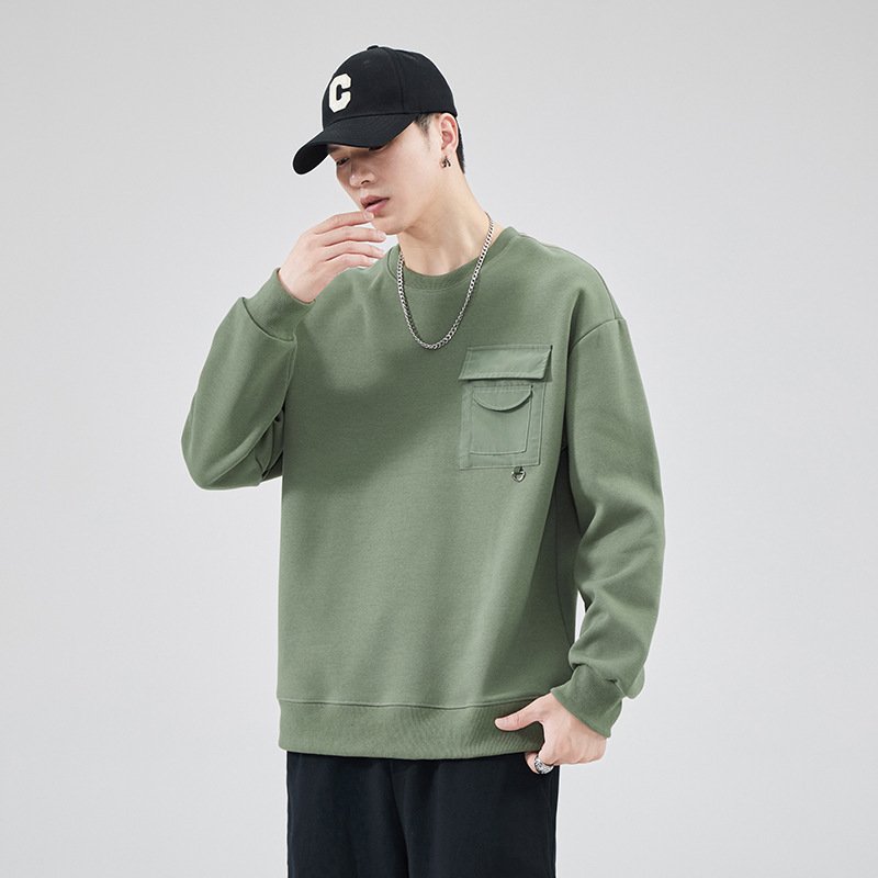 Sweater Men's Autumn Loose Round Neck – Bild 7