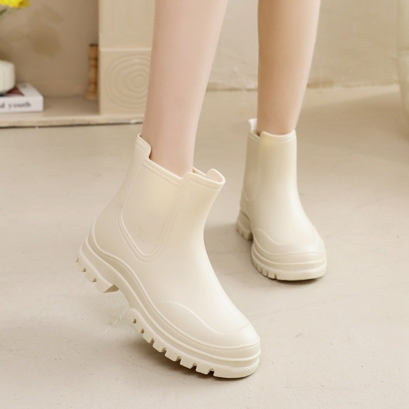 Cross-border Ladies Outdoor Work Rain Boots Lightweight Non-slip Rubber Shoes Kitchen Shoe Cover – Bild 7