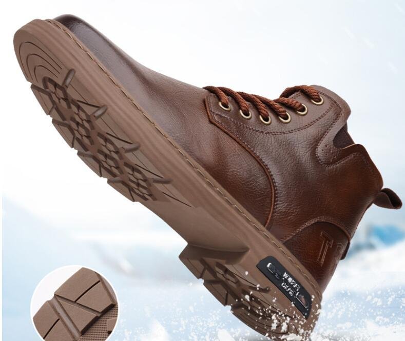 Men's Tooling Big Head Casual Martin Boots Warm – Bild 8