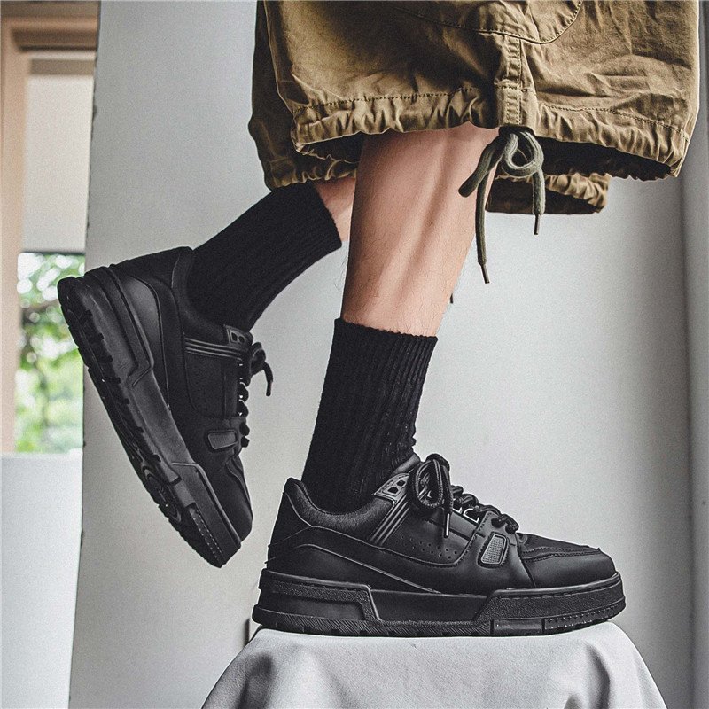 Black American Retro Platform Sports Board Shoes – Bild 4