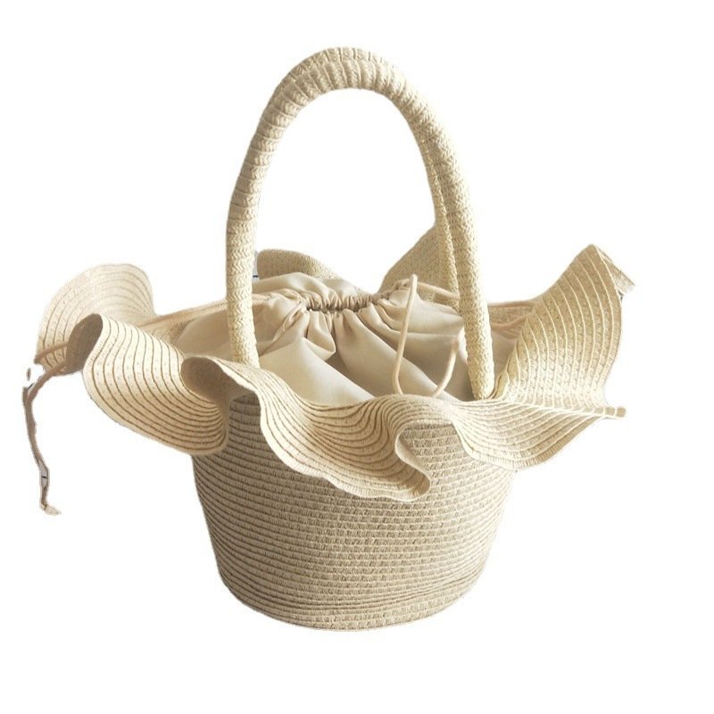 Popular Thin Paper Braids Hat And Straw Women's Bag – Bild 5