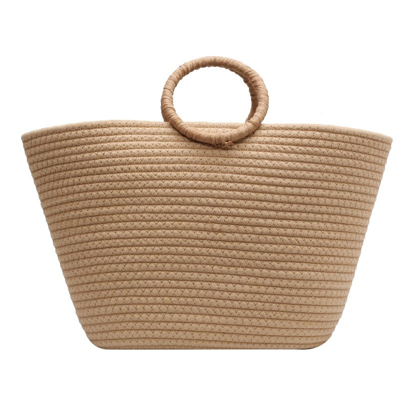 Woven Beach Vacation Portable Straw Bag – Bild 5
