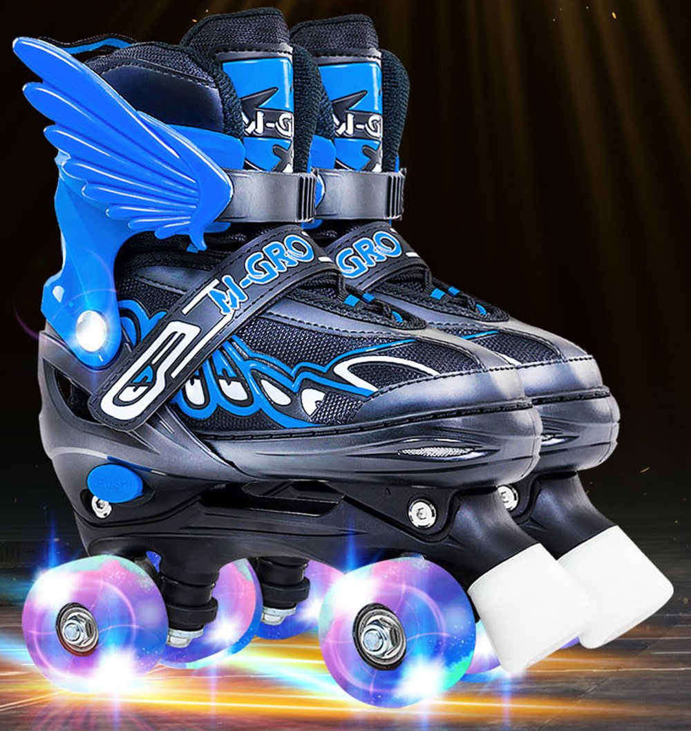 Children Adjustable Skates Roller Skates Boys Girls Kid's Roller 4-Wheels Outdoor Sports Skates – Bild 5