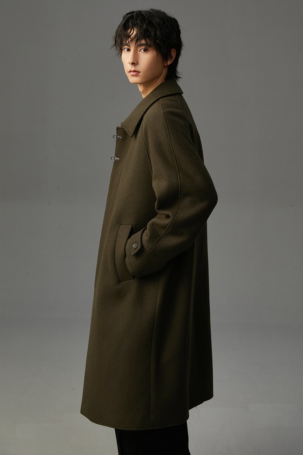 Winter Double-sided Woolen Coat Men – Bild 5