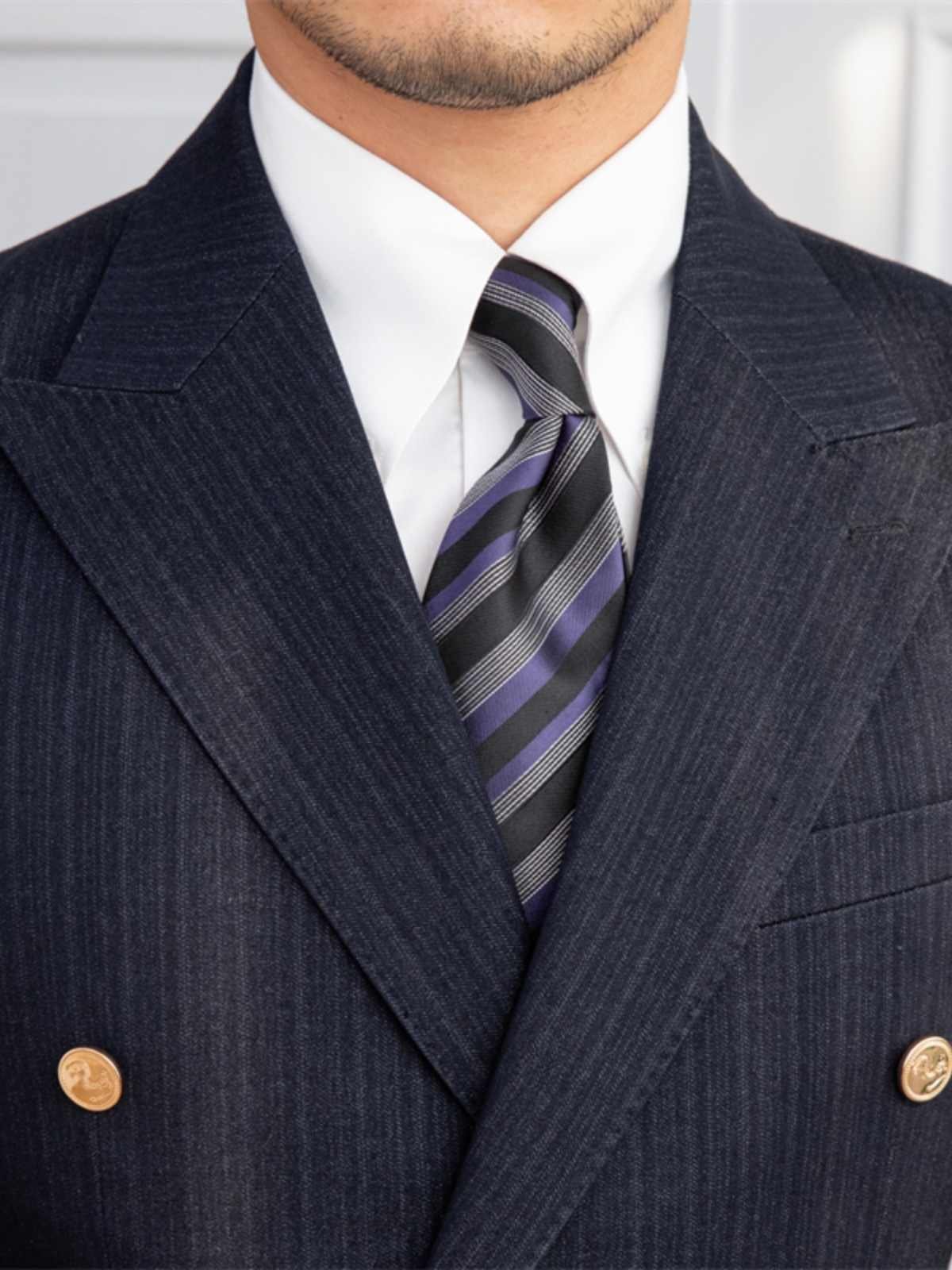 Autumn New Style Double Breasted Slim Fit Suit – Bild 3