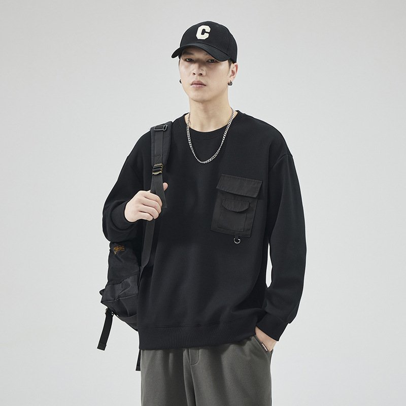 Sweater Men's Autumn Loose Round Neck – Bild 2