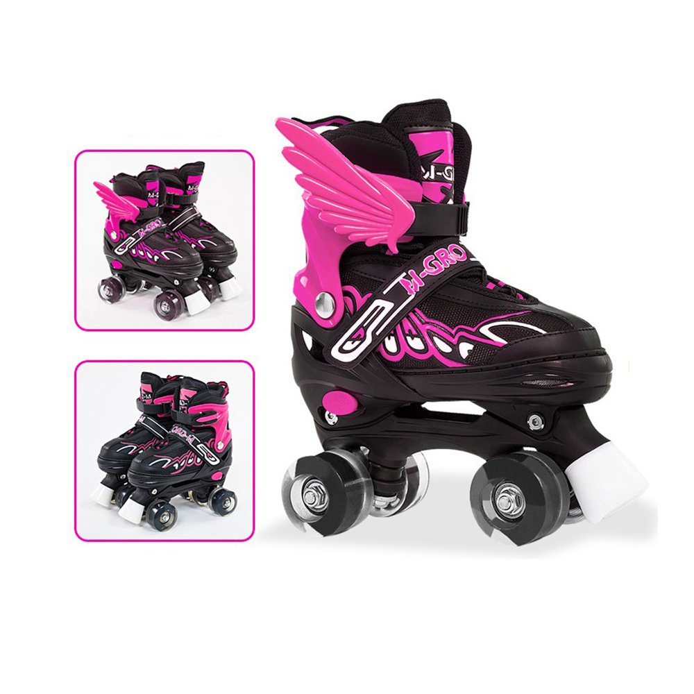 Children Adjustable Skates Roller Skates Boys Girls Kid's Roller 4-Wheels Outdoor Sports Skates – Bild 3
