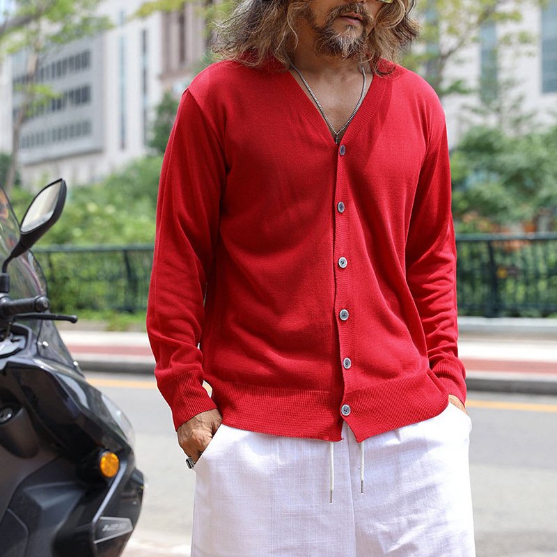 Autumn And Winter Knitted Sweater Men's Top – Bild 4