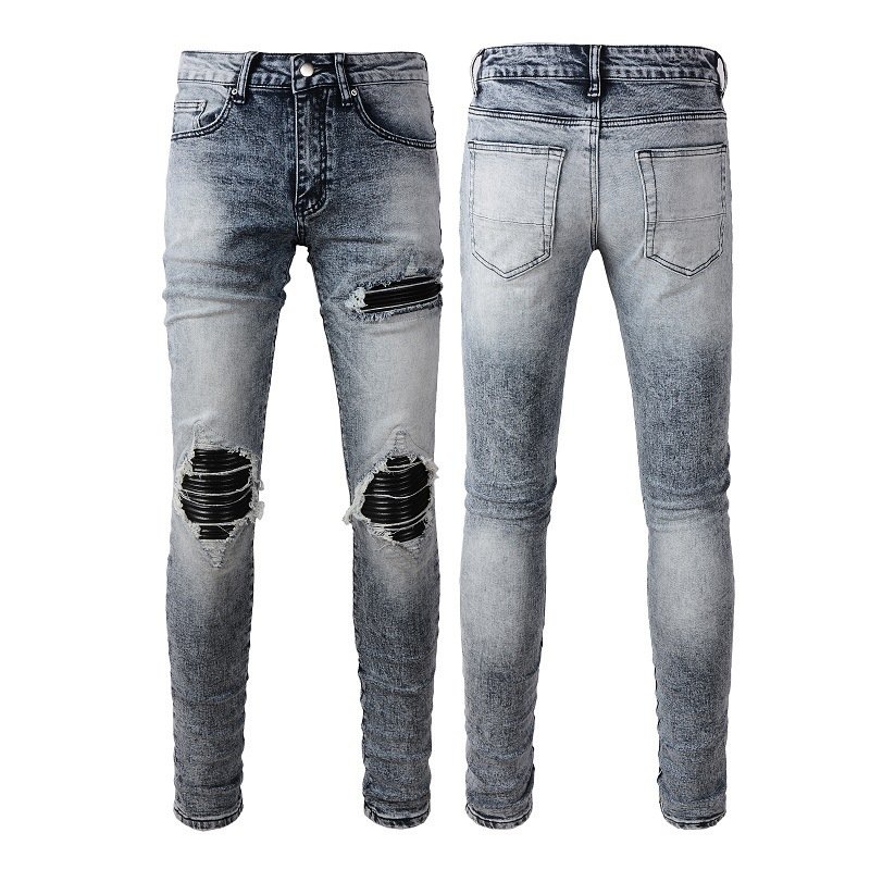 American Retro Jeans Trendy Men – Bild 5