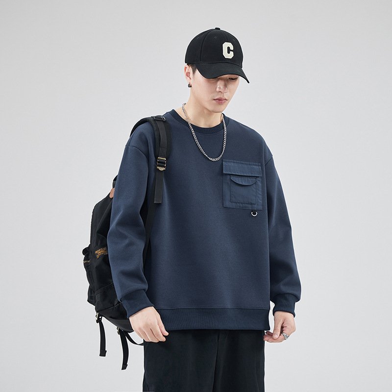 Sweater Men's Autumn Loose Round Neck – Bild 3