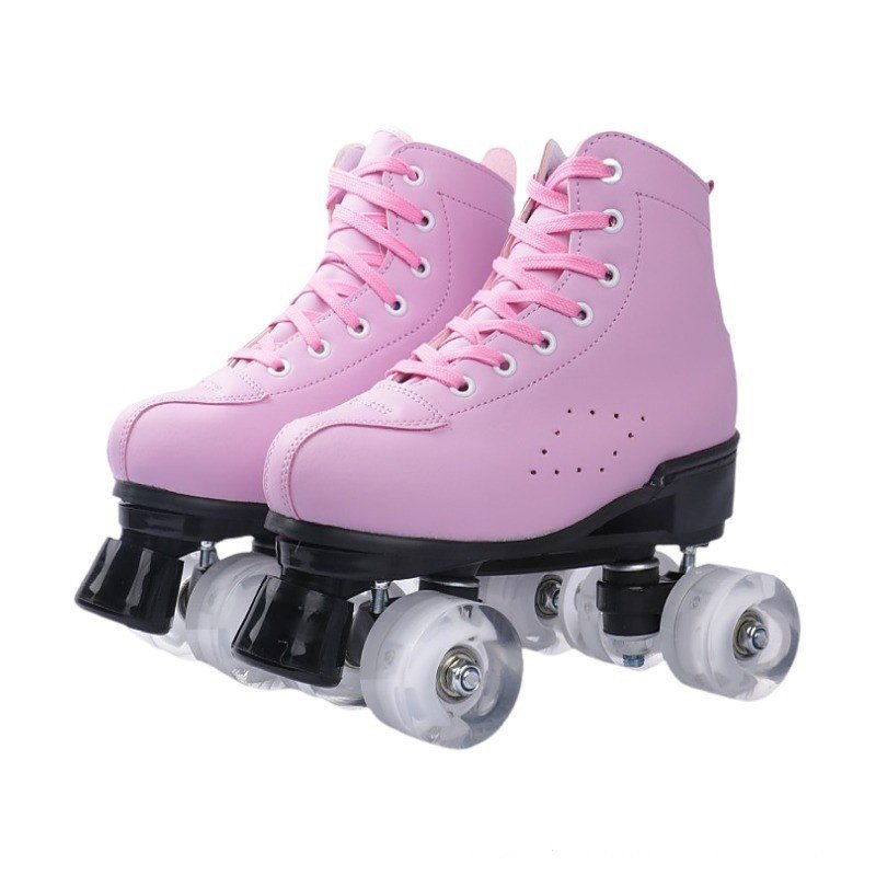 Double Row Skates Four-roller Skates Flashing Heelys – Bild 2