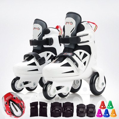 Full Set Of Adjustable Double Row Kids Roller Skates – Bild 2