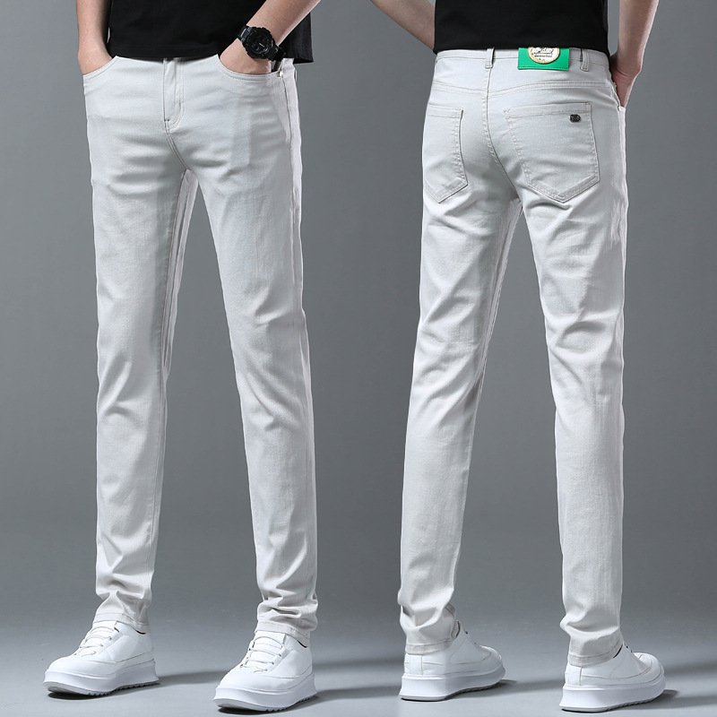 Men's Korean Style Slim-fitting Ankle-tied Youth High-end Pants – Bild 3