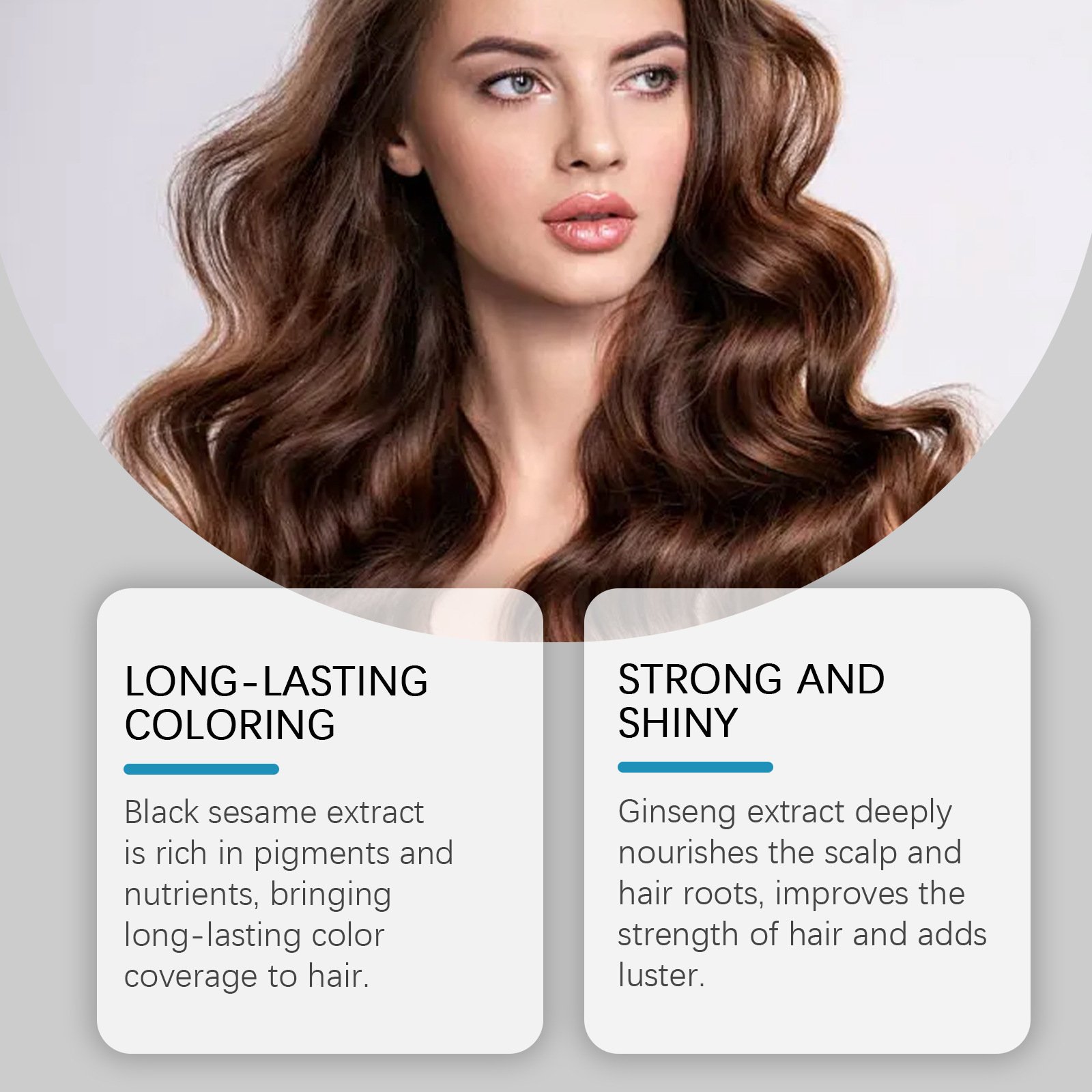 Herbal Plant Extract Nourishing Long-lasting Color Rendering Soft Shampoo – Bild 3