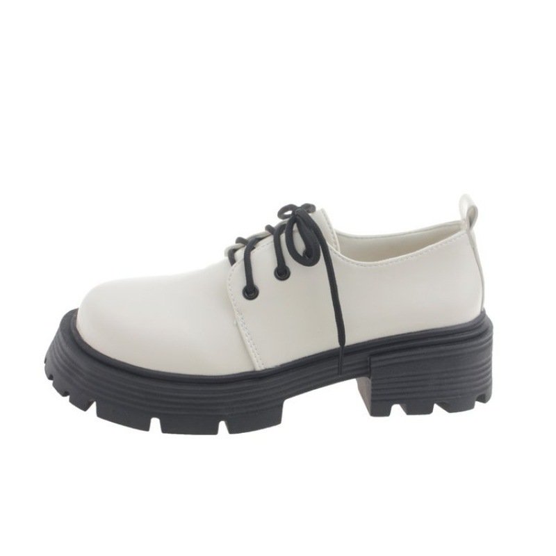 Women's Thick Bottom Increased By Genuine Leather Shoes – Bild 6