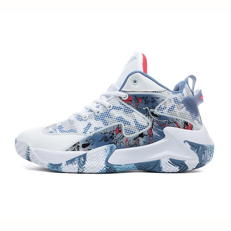 Youth Shock Absorption Wear-resistant Mesh Rubber Sole Sneaker – Bild 6