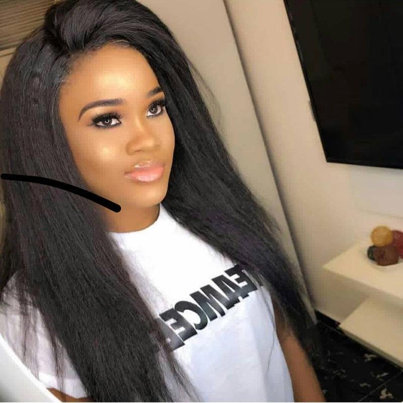 Kinky Straight ClipIn Human Hair Extensions Natural – Bild 2