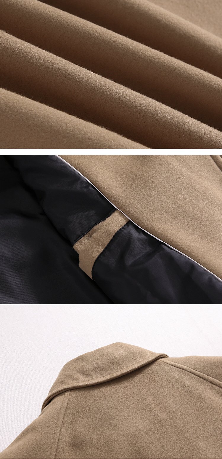 Woolen Coat Men's Long Autumn And Winter – Bild 3