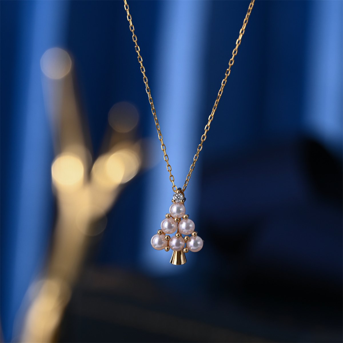 Sea Pearl Necklace Inlaid With Diamonds – Bild 3