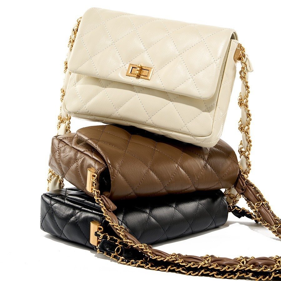 New Black Gold Castle Messenger Bag – Bild 5