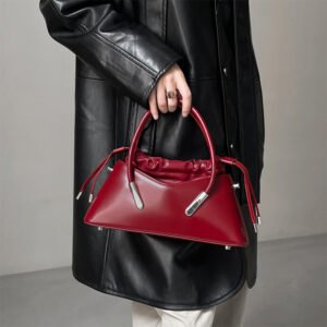 Fashion Leather Portable Women's Crossbody Shoulder Bag