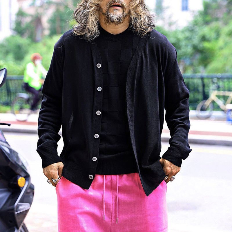 Autumn And Winter Knitted Sweater Men's Top – Bild 2